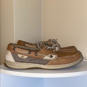 Light brown sperry shoes
